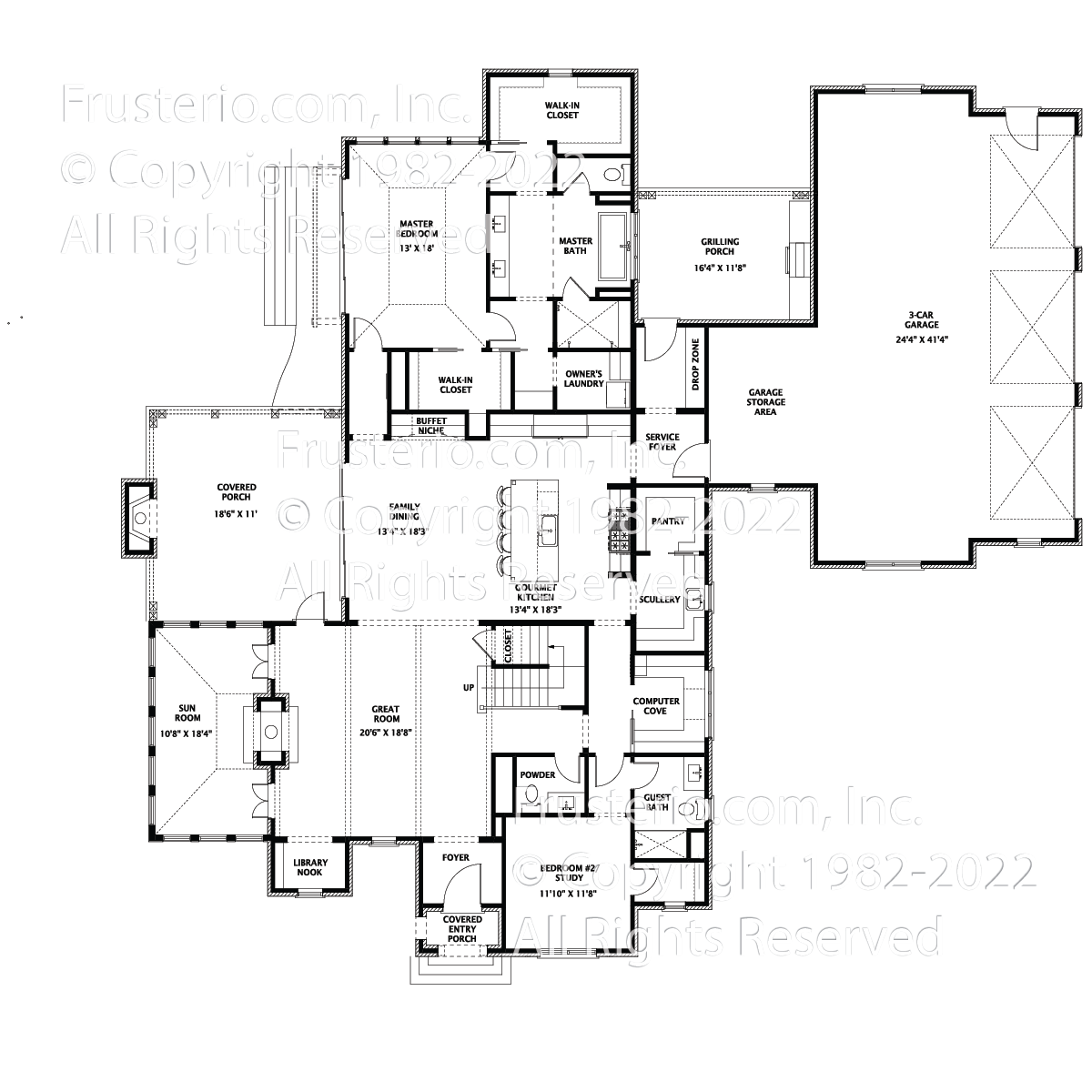 Cameron House Plan First Floor Plan