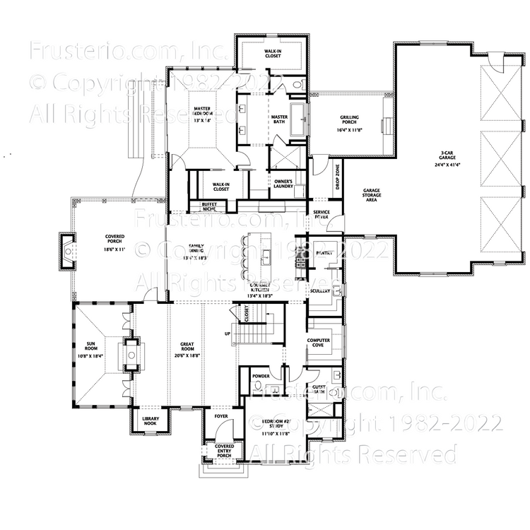 Cameron House Plan First Floor Plan