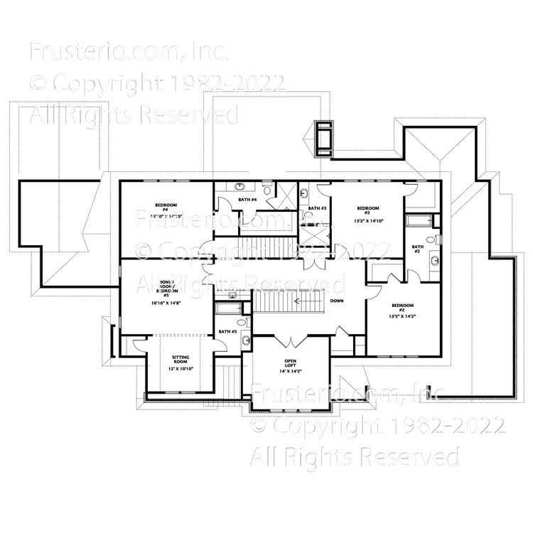 Colby House Plan 2nd Floor