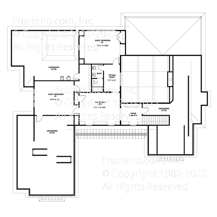 Truett House Plan 2nd Floor