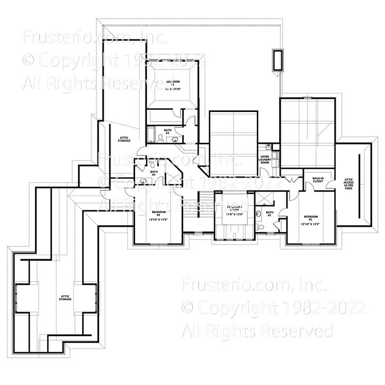 Forrest House Plan 2nd Floor