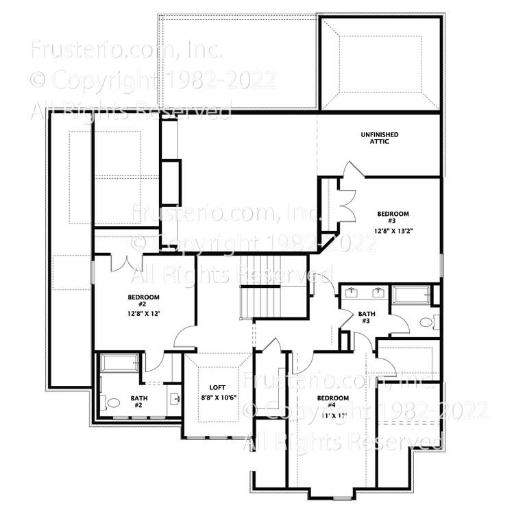 Maverick House Plan 2nd Floor