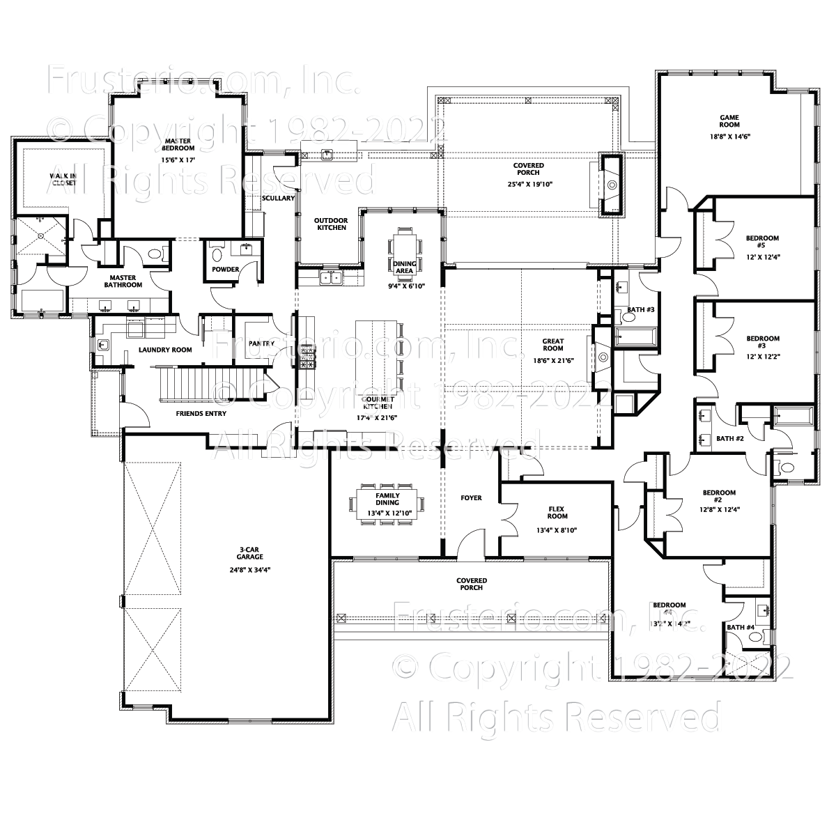 Camden  House Plan First Floor Plan