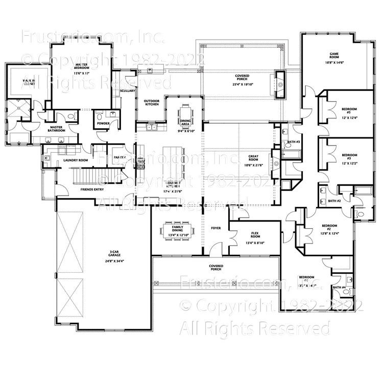 Camden  House Plan First Floor Plan