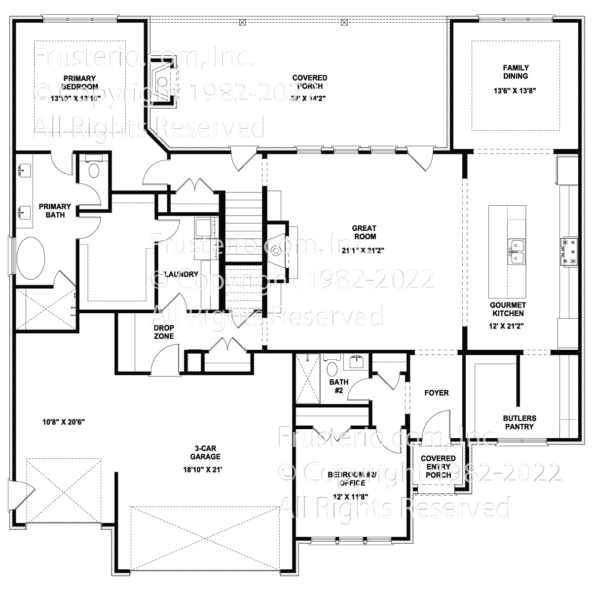 Graham House Plan First Floor Plan
