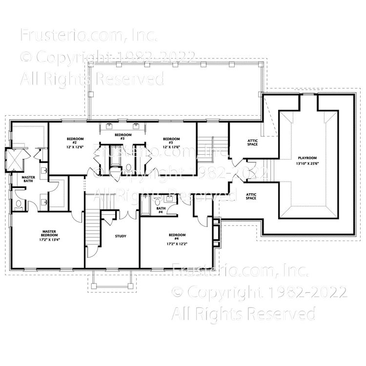 Gibson House Plan 2nd Floor