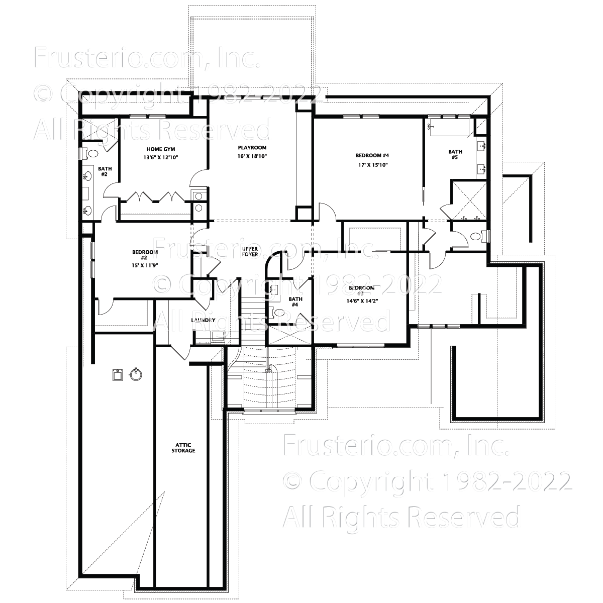 Trevor House Plan 2nd Floor