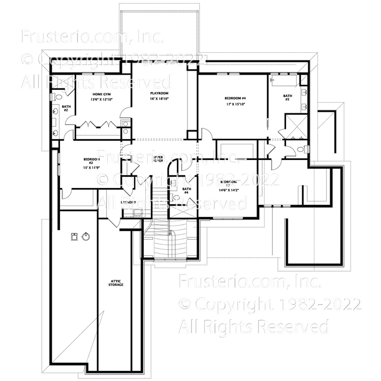 Trevor House Plan 2nd Floor