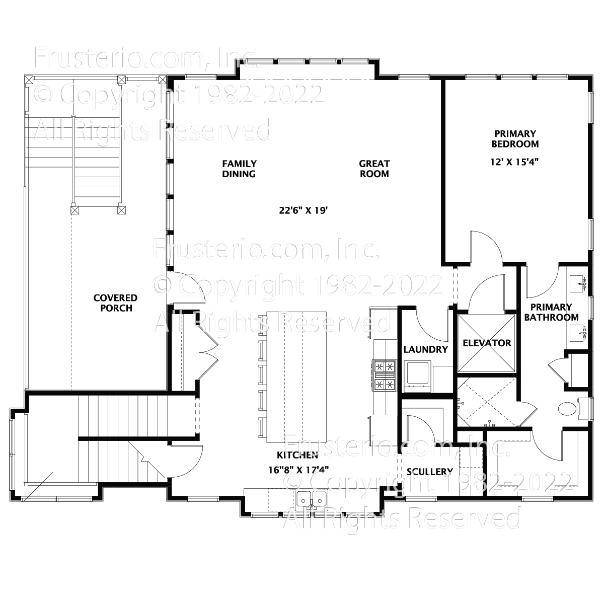 Crestmoor House Plan First Floor Plan