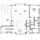 Crestmoor House Plan First Floor Plan