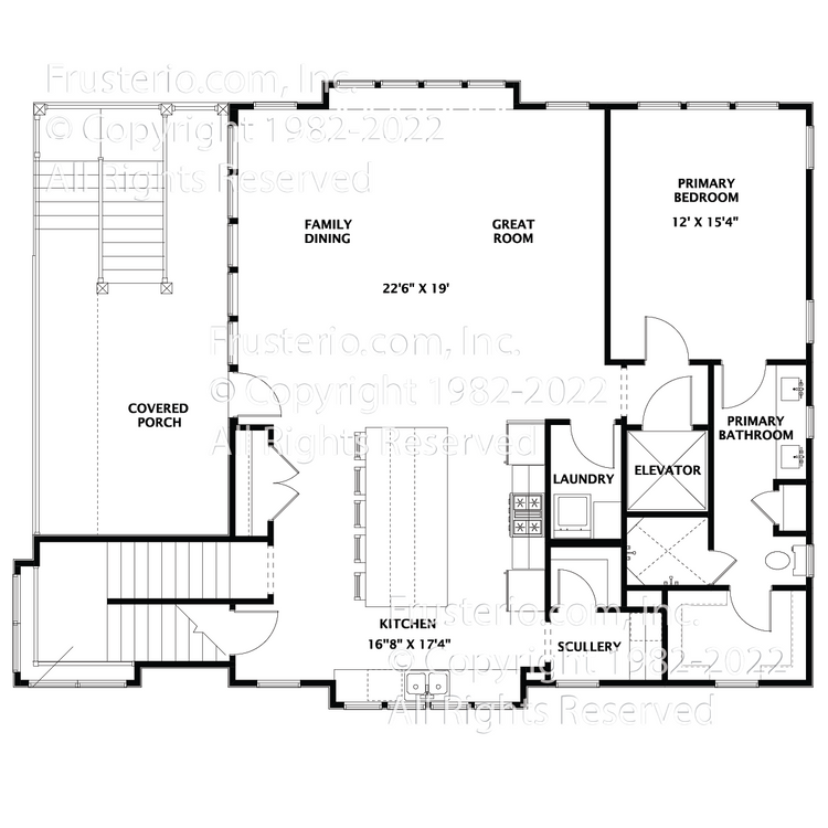 Crestmoor House Plan First Floor Plan