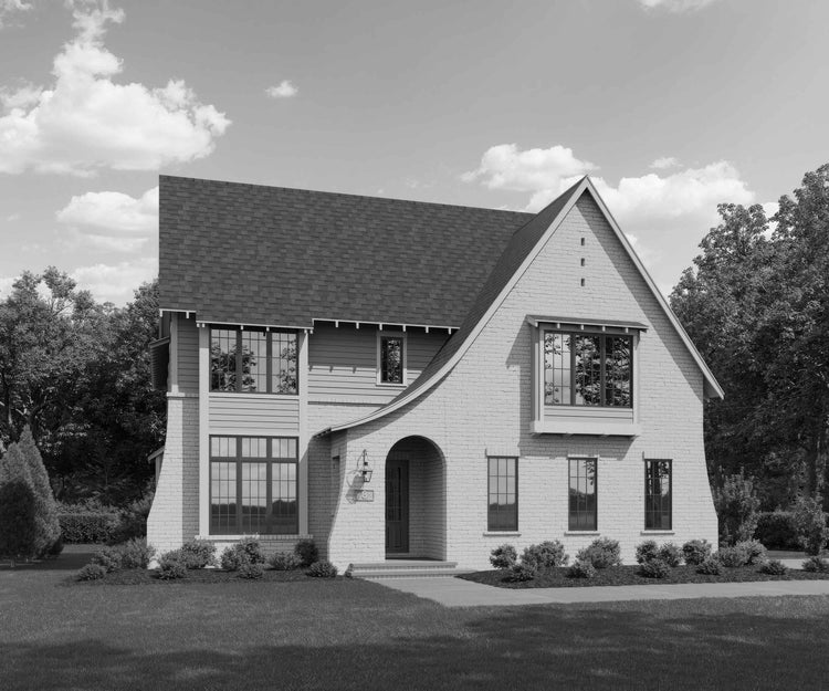 Olive Front Elevation Rendering