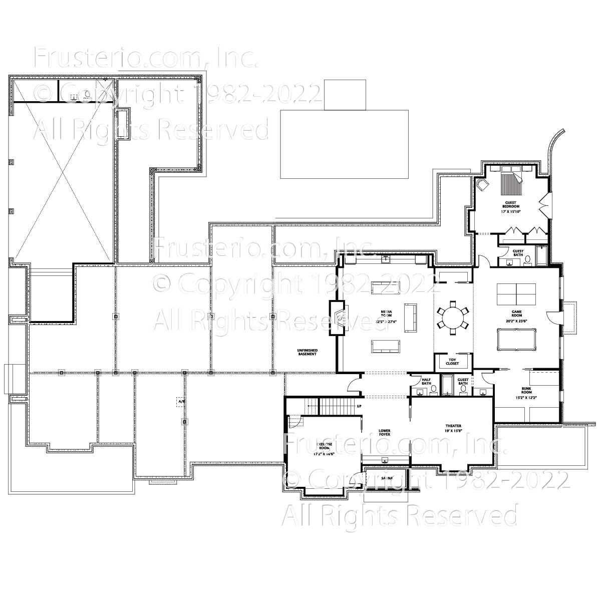 Conrad House Plan 3rd Floor