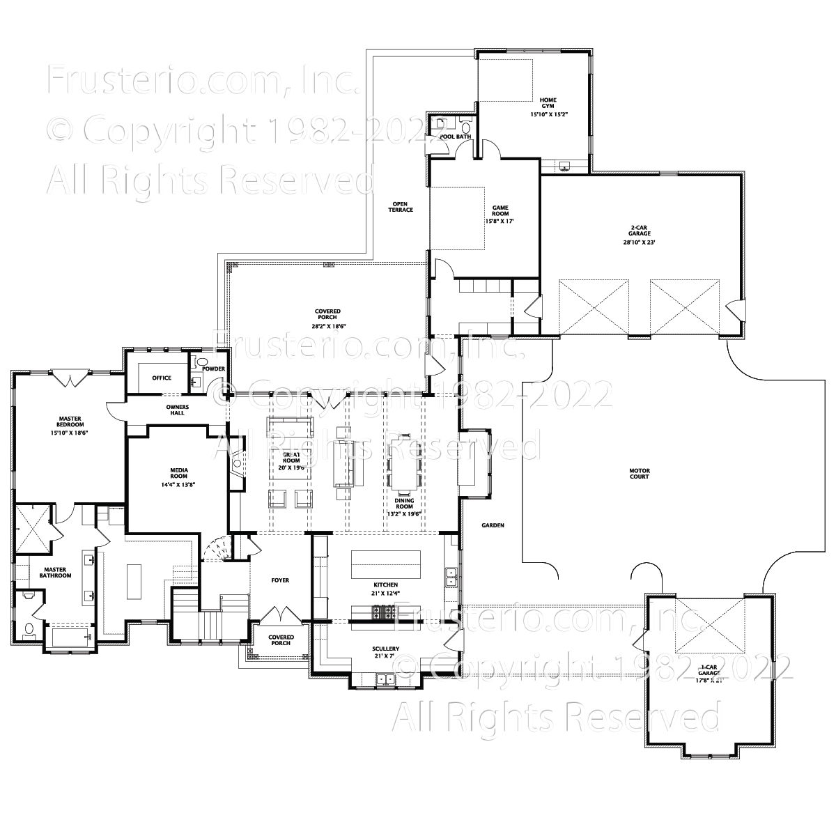 Bowden House Plan First Floor Plan