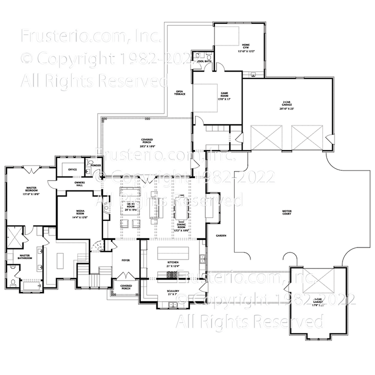 Bowden House Plan First Floor Plan