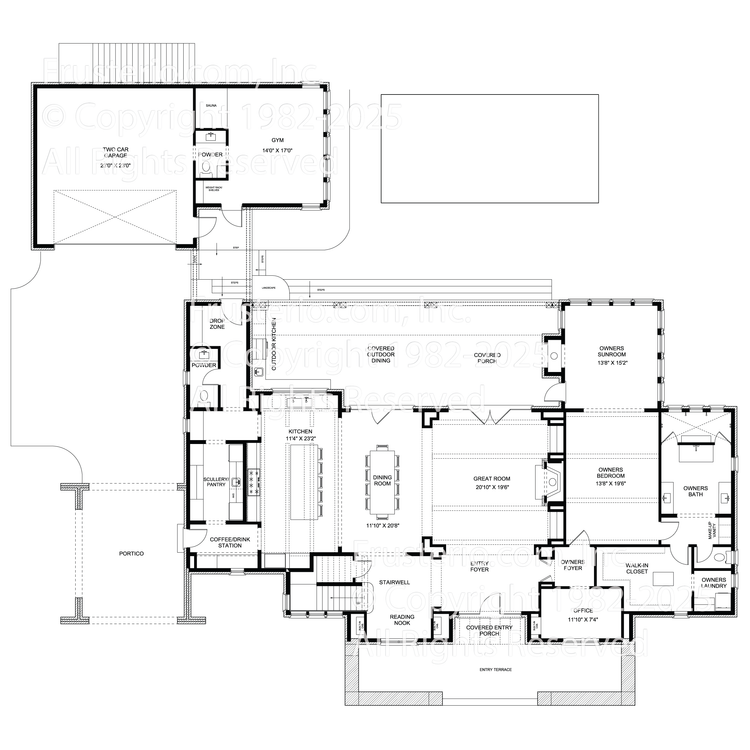 Erica House Plan First Floor Plan