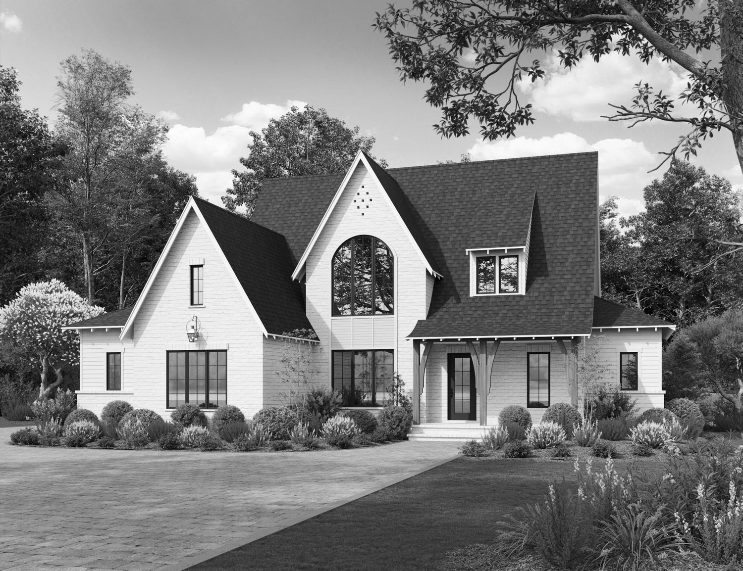 Berry Front Elevation Rendering