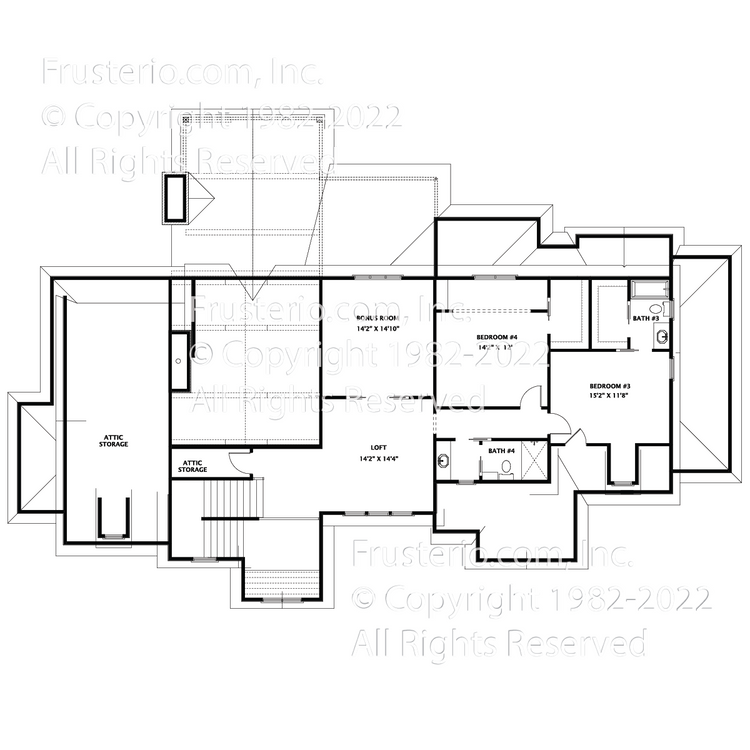 Sullivan  House Plan 2nd Floor