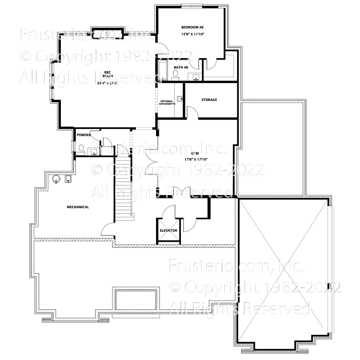 Rowan House Plan 3rd Floor