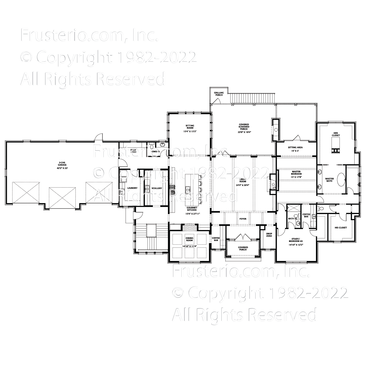 Racquel  House Plan First Floor Plan