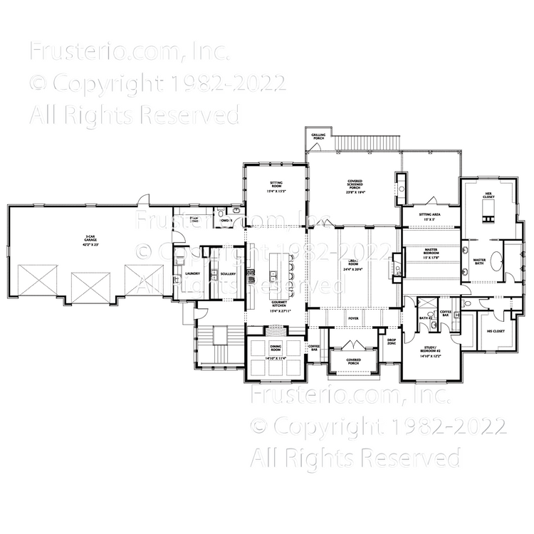 Racquel  House Plan First Floor Plan