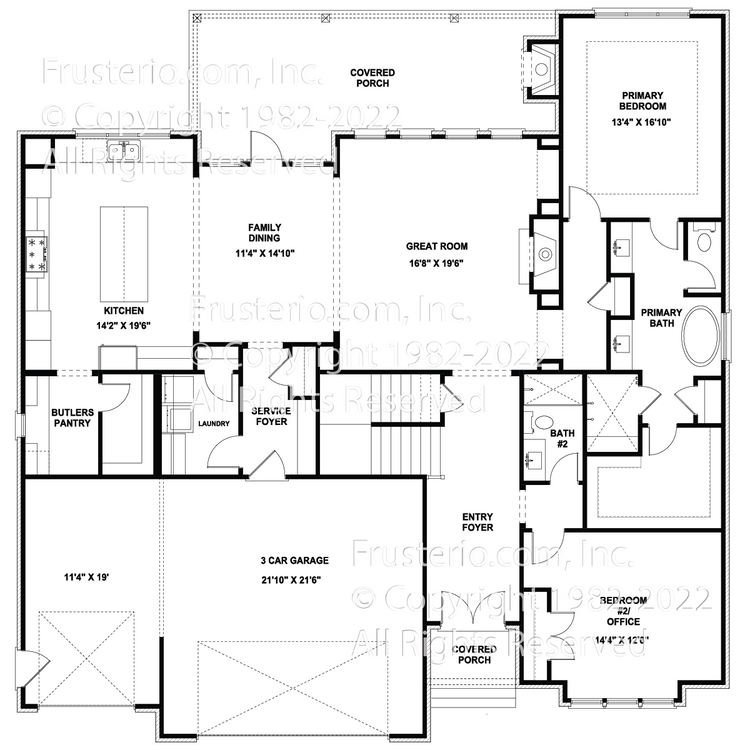 Colby House Plan First Floor Plan