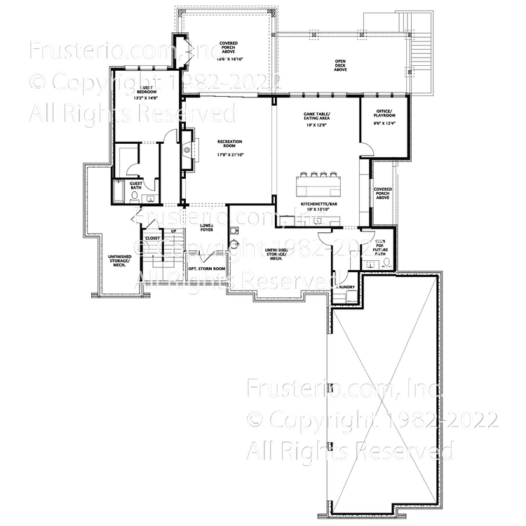 Hampton House Plan 3rd Floor