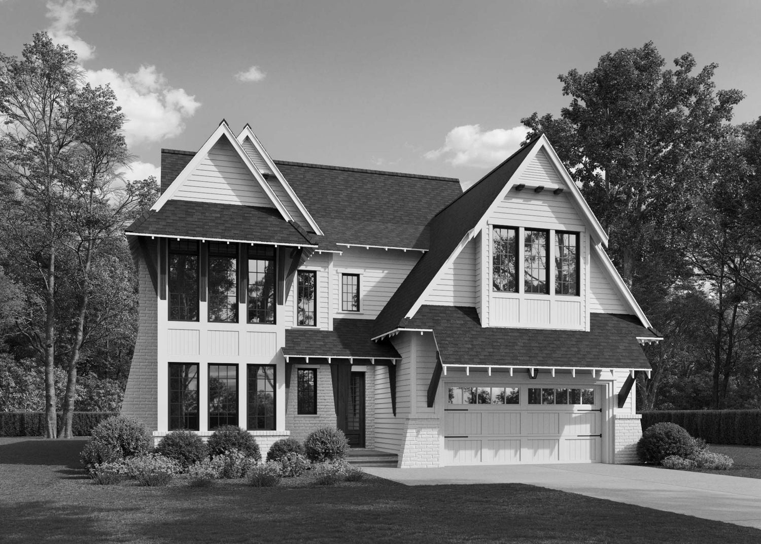 Pinehurst Front Elevation Rendering