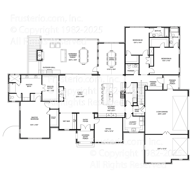 Kristi House Plan First Floor Plan