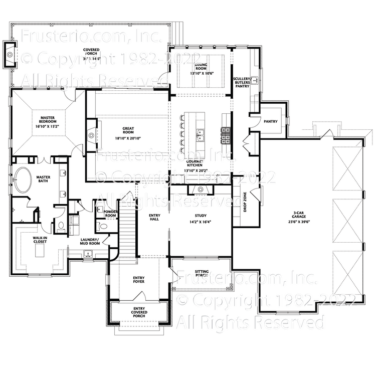 Wilkinson House Plan First Floor Plan