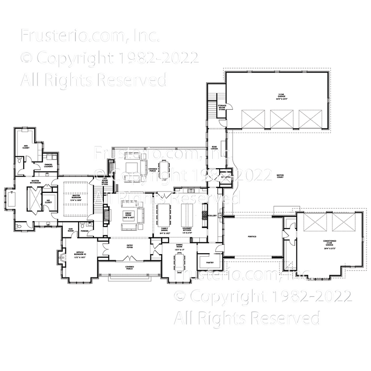 Vanderford House Plan First Floor Plan