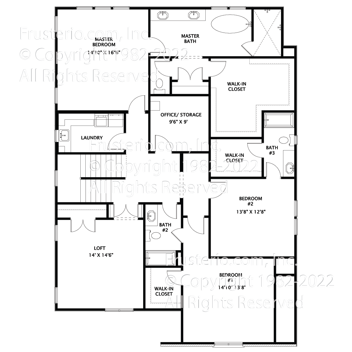 Carrington House Plan 2nd Floor
