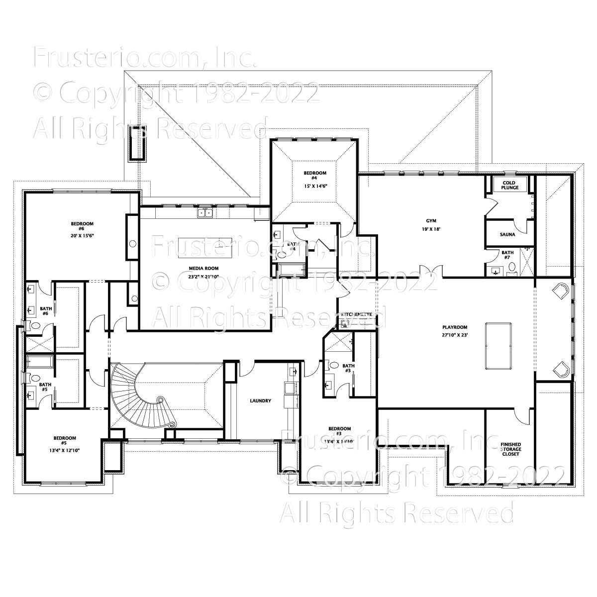 Brookewood House Plan 2nd Floor