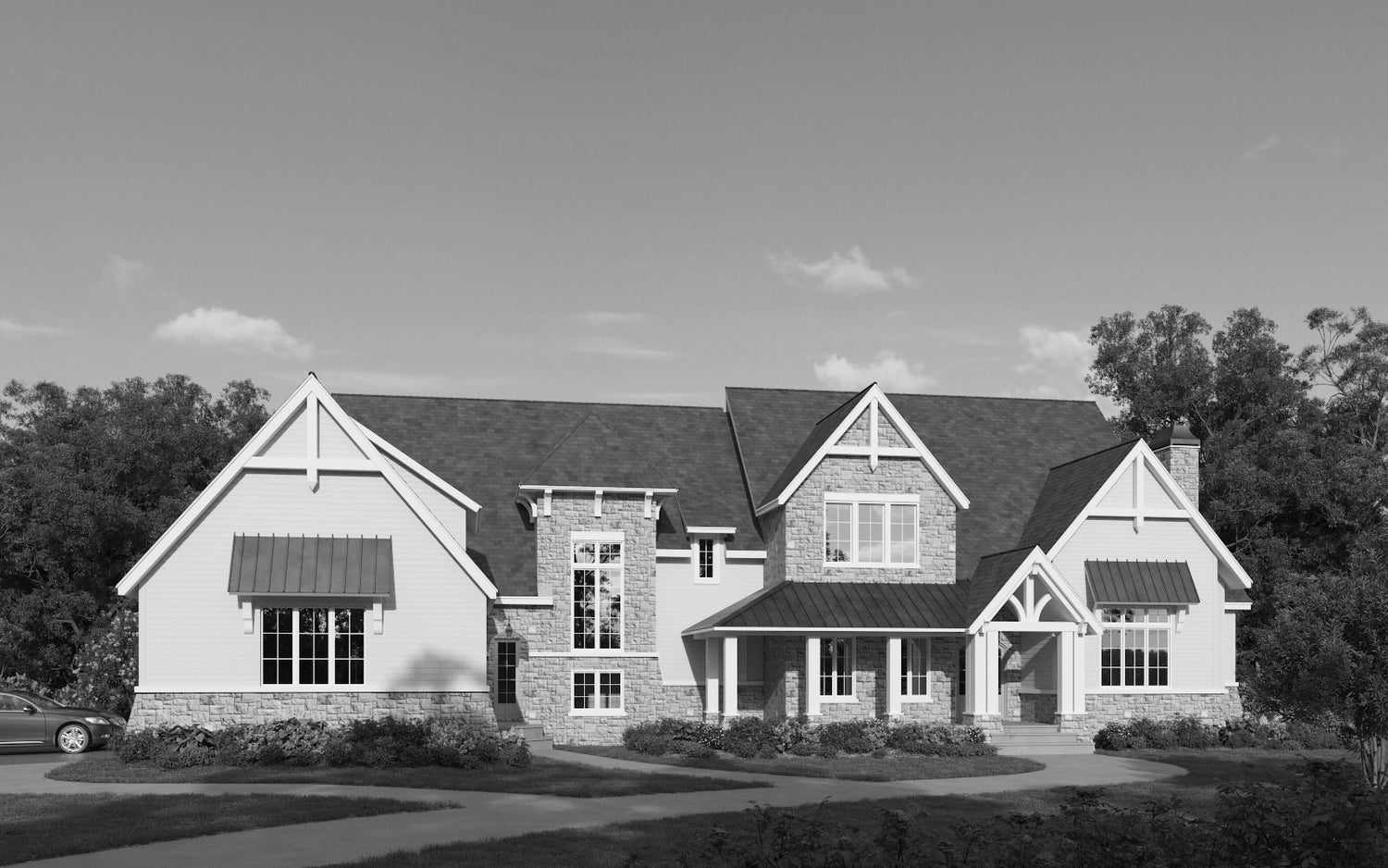 Keith Front Elevation Rendering