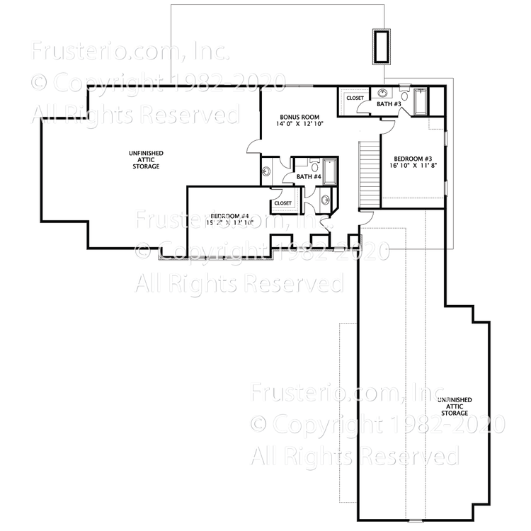 Sayre House Plan 2nd Floor