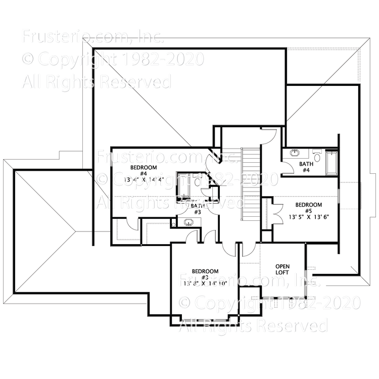 Briar House Plan 2nd Floor