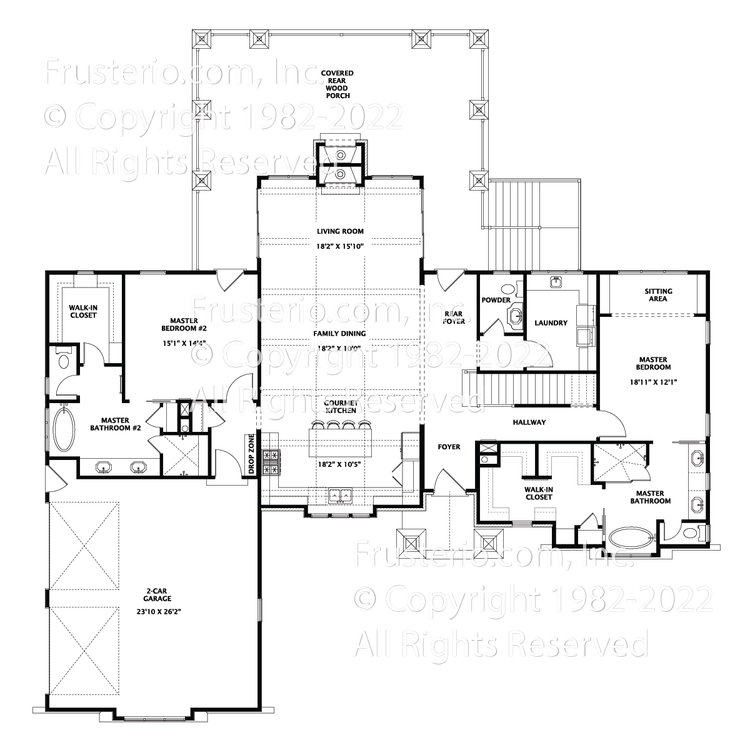 Sykes House Plan First Floor Plan