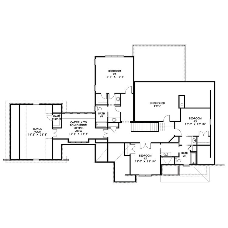 Zoe House Plan 2nd Floor