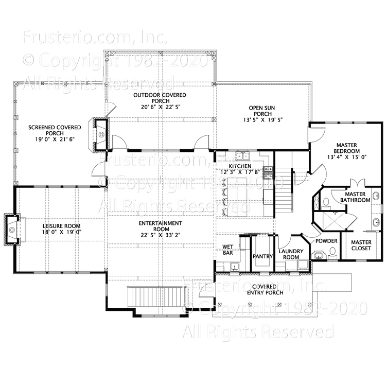 Vivian House Plan First Floor Plan