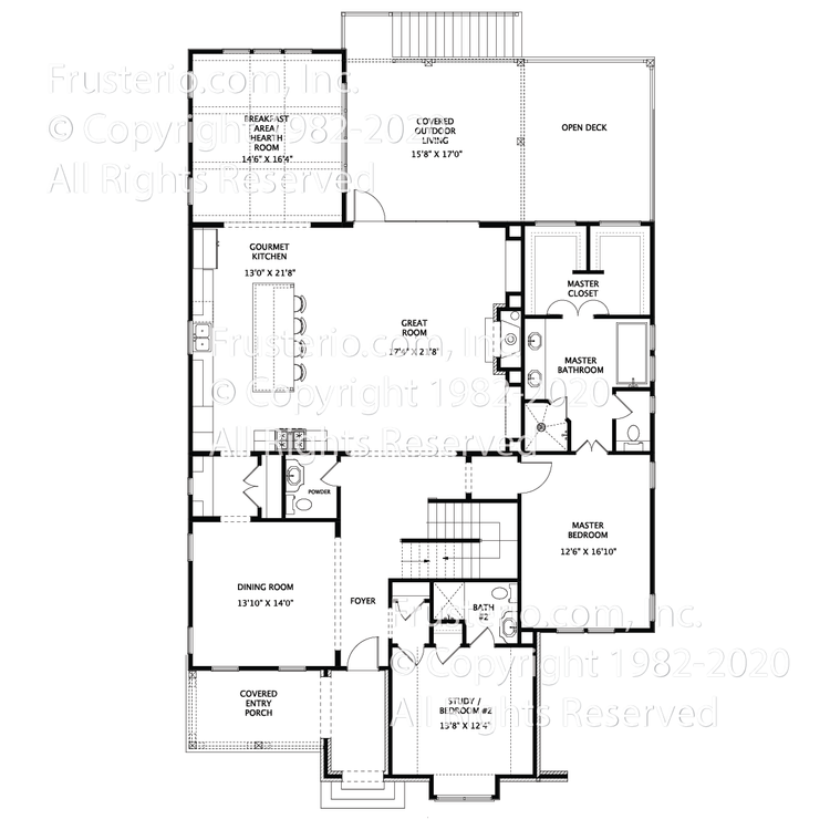 Beckett House Plan First Floor Plan