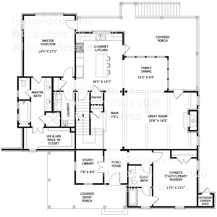 Whitworth House Plan First Floor Plan