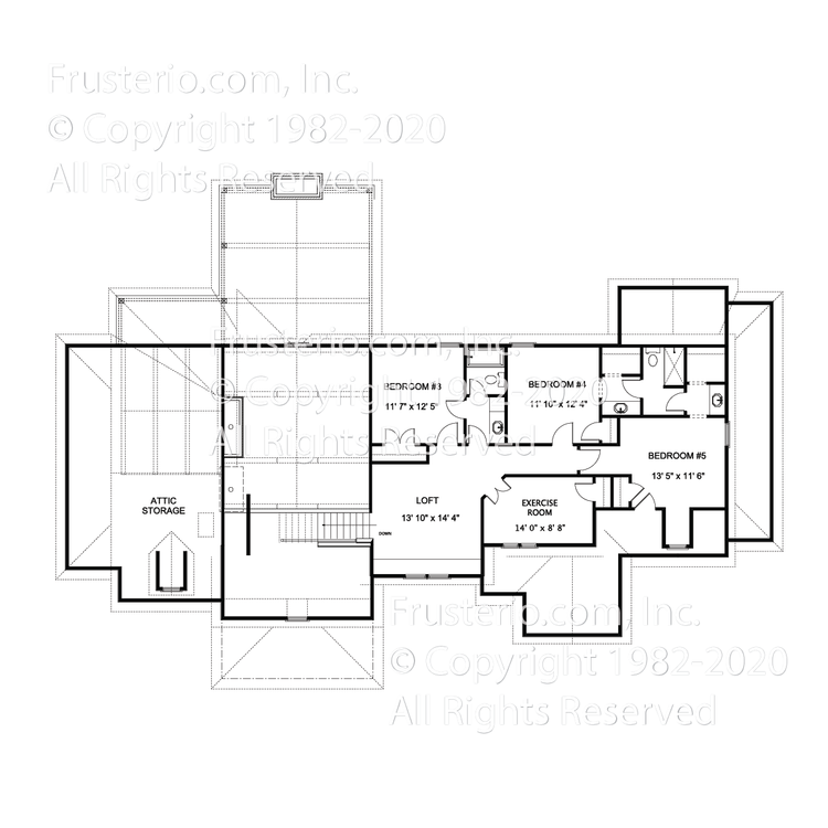 Birch House Plan 2nd Floor