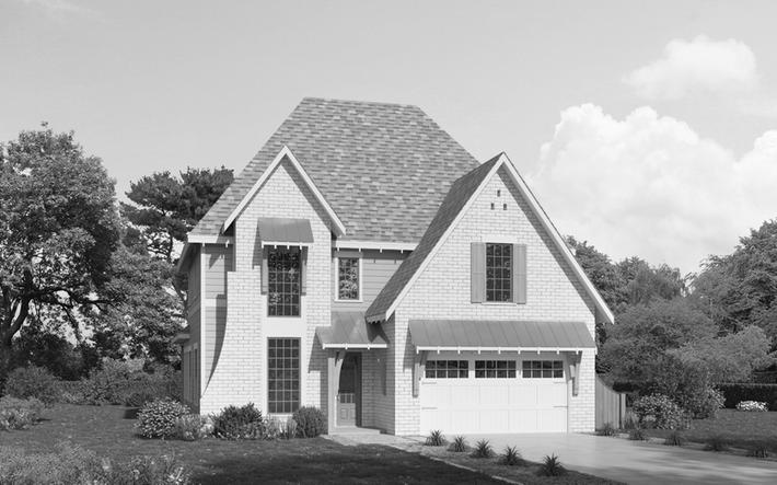 Masters Front Elevation Rendering