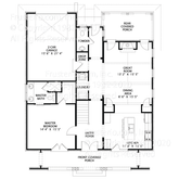 Ira House Plan First Floor Plan