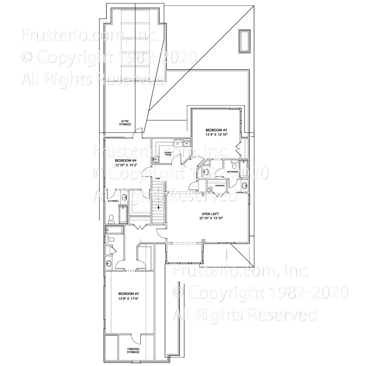 Tullamore House Plan 2nd Floor