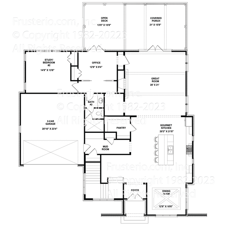 Ansley House Plan First Floor Plan