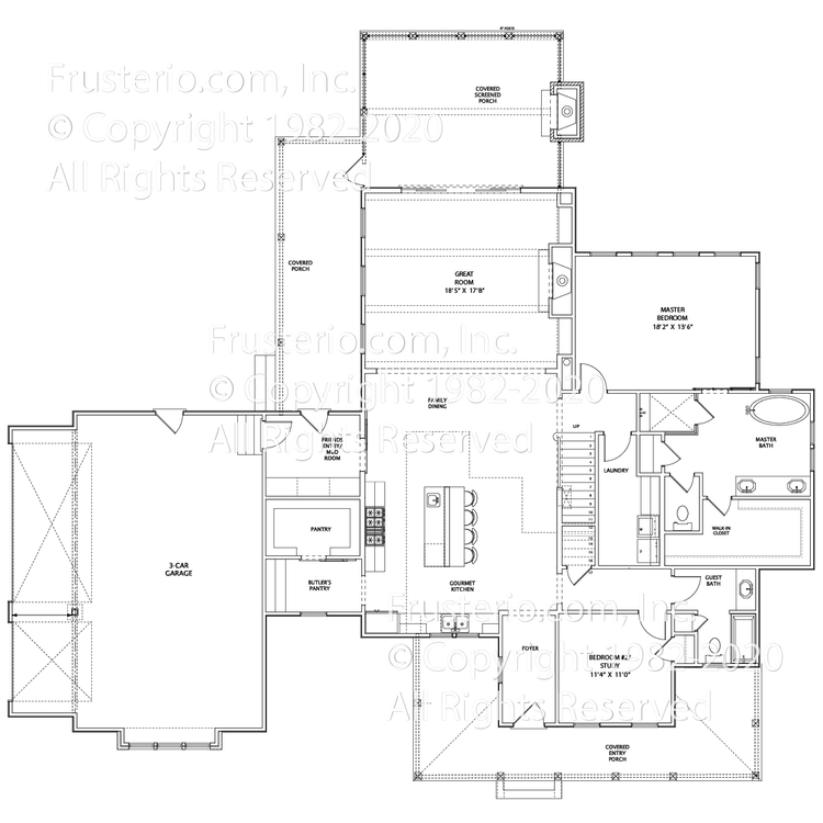 Quincy House Plan First Floor Plan