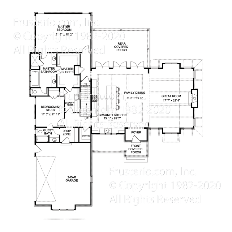 Meredith House Plan First Floor Plan