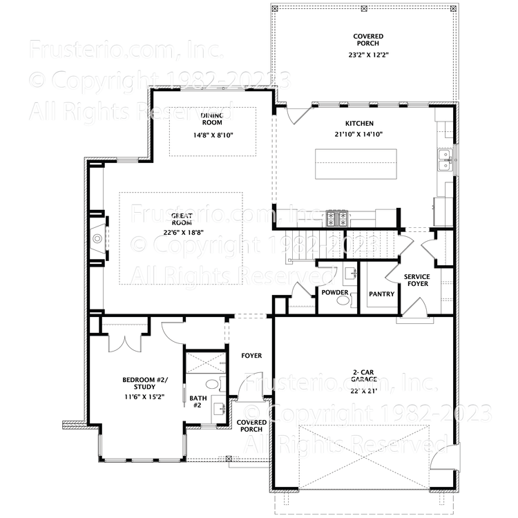 Marley House Plan First Floor Plan