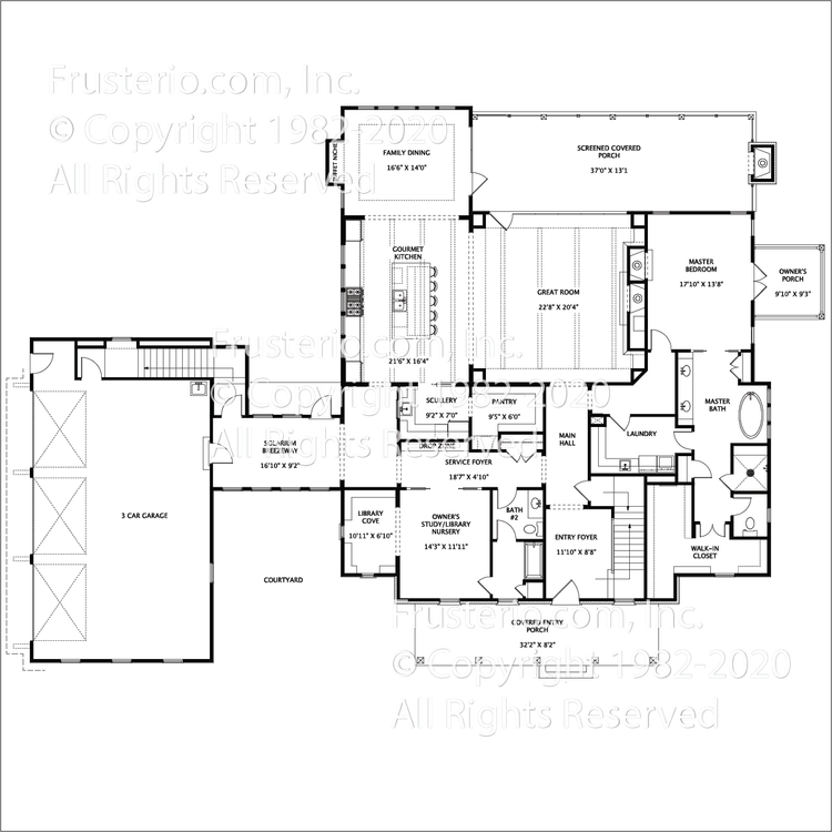 Elora House Plan First Floor Plan